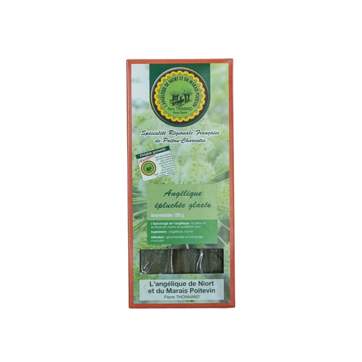 Angélique confite épluchée glacée boite 150 g